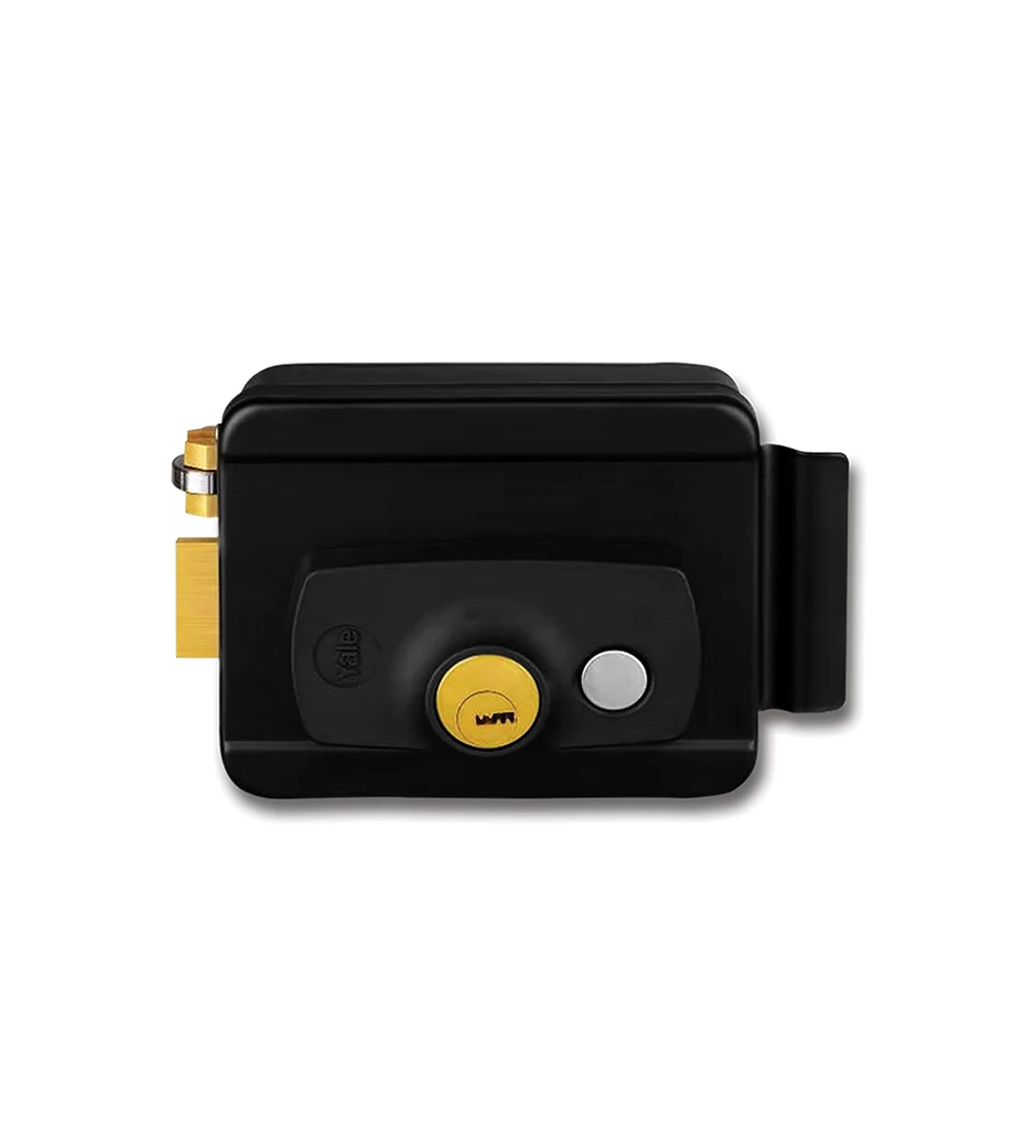 YALE ELECTRIC RIM LOCK, Black Matt Yale Sri Lanka